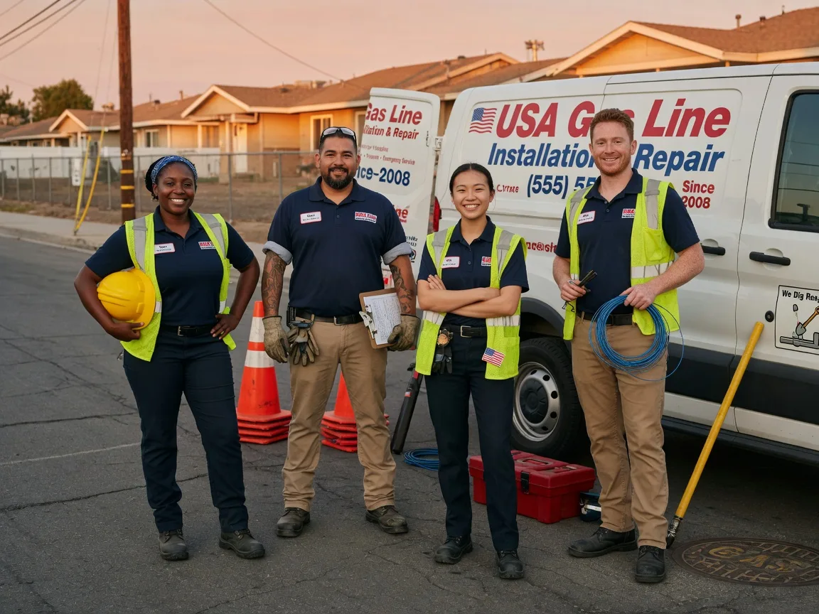 Gas Line Installation company in Big Cabin, OK